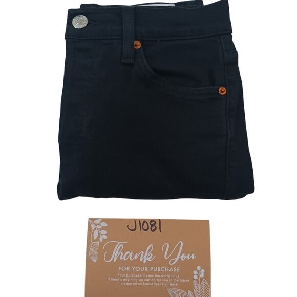 J1081 EUC $265 RE/DONE High Rise Raw Hem Jeans size 27 - Picture 9 of 9